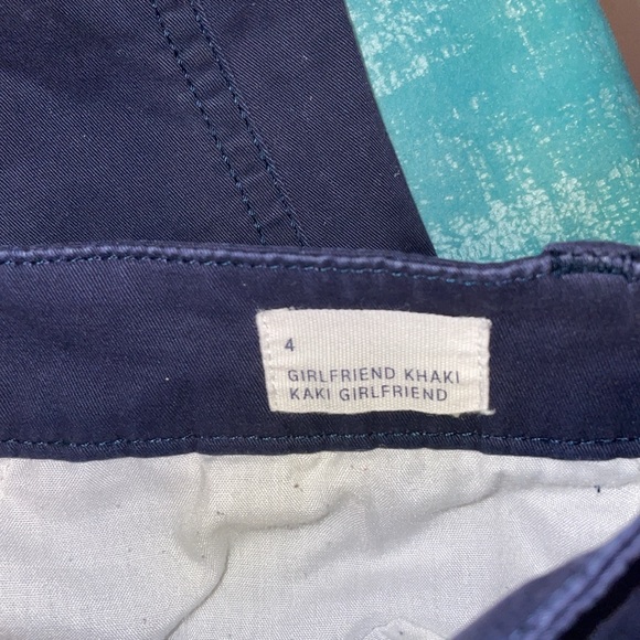 GAP GIRLFRIEND KHAKI KAKI GIRLFRIEND Blue size 4 skinny - Picture 8 of 8